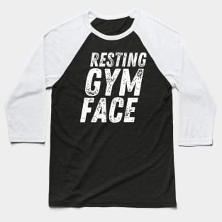 Resting Gym Face Baseball T-Shirt